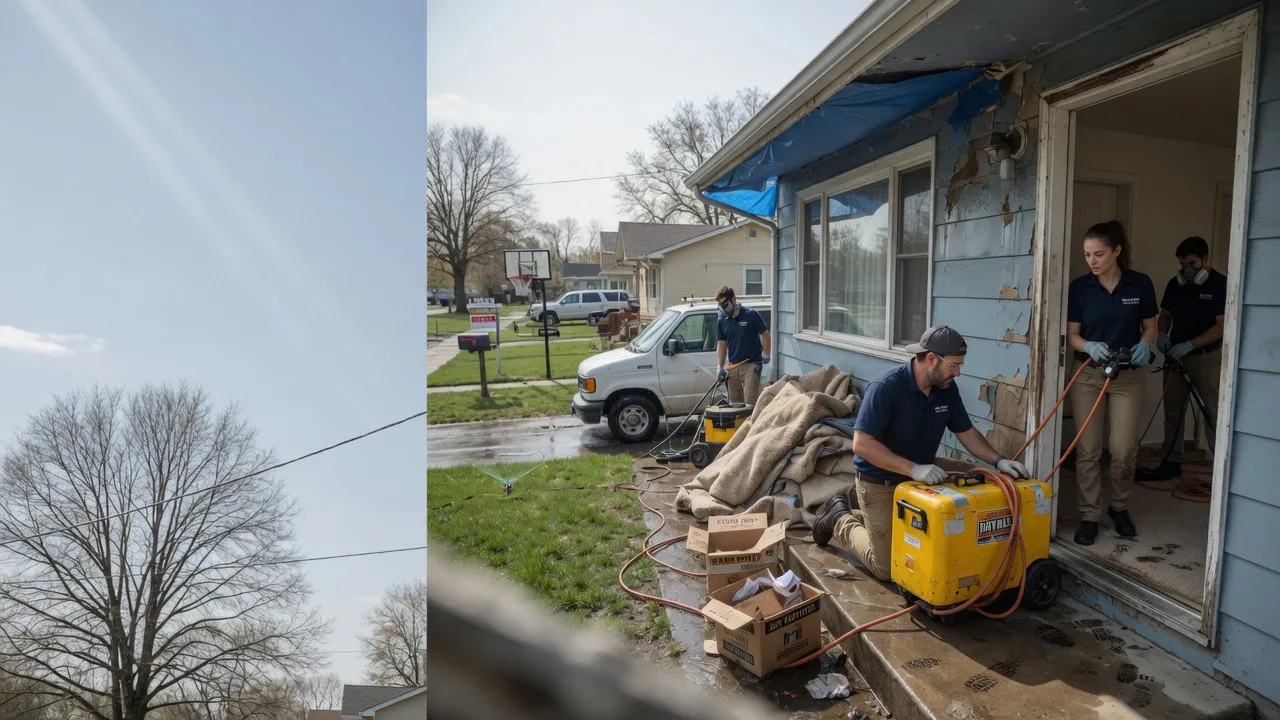 Basement Flood Cleanup in New Albany, MS near me